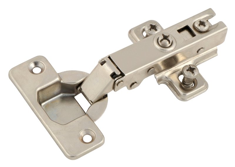 Soft close one piece hinge and plate  2 pack image 2