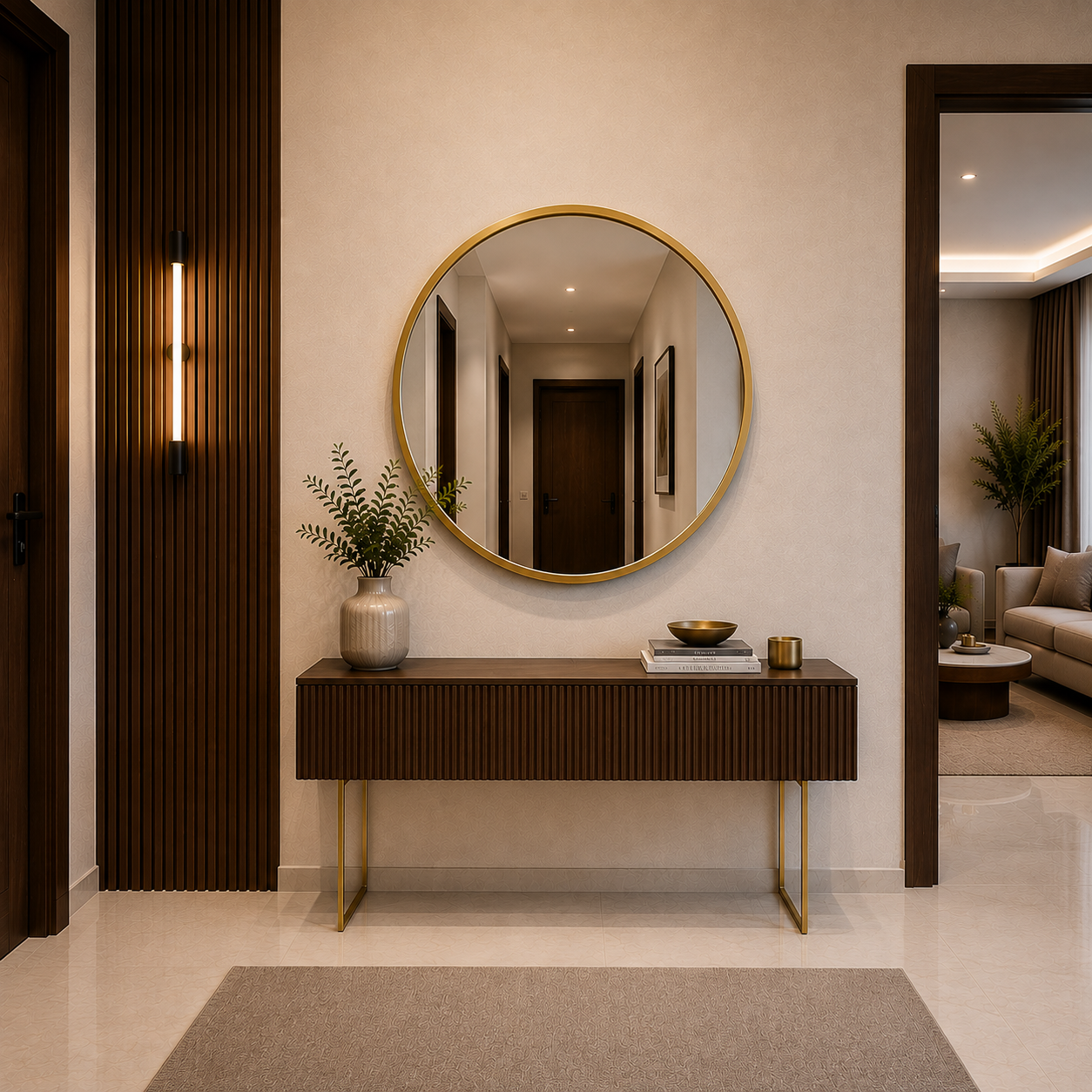 Luna Gold Mirror image 5