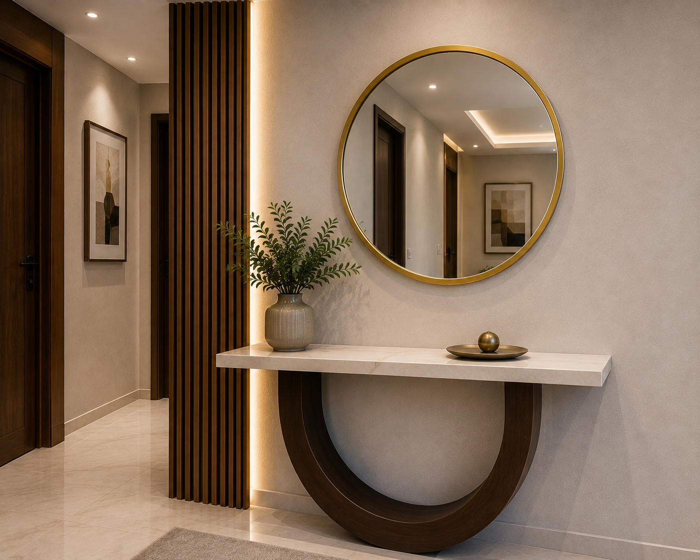 Luna Gold Mirror image 6