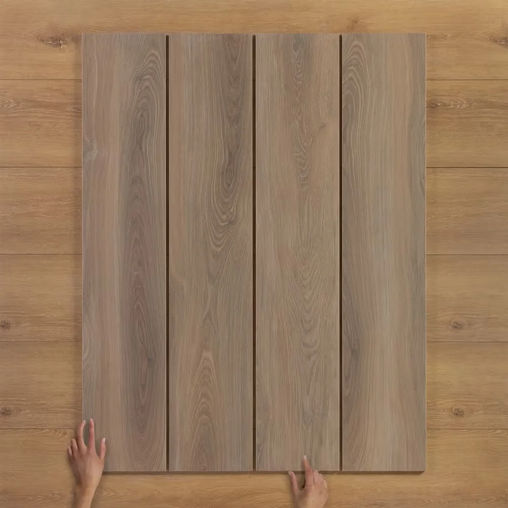 Green Heart Oak Wood-Effect Matt Porcelain Tile 120x23cm
