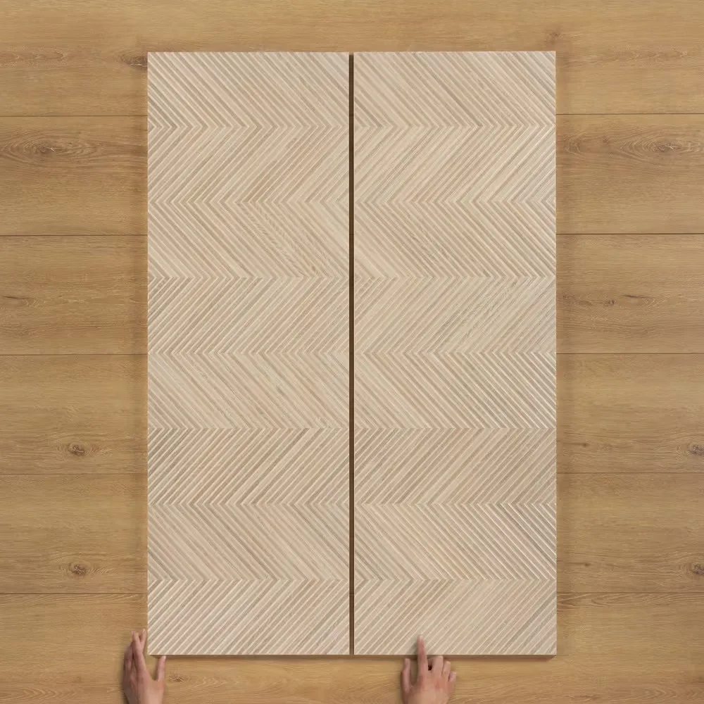 Zig Larchwood Alder Wood-Effect Tile Matt 120x40cm