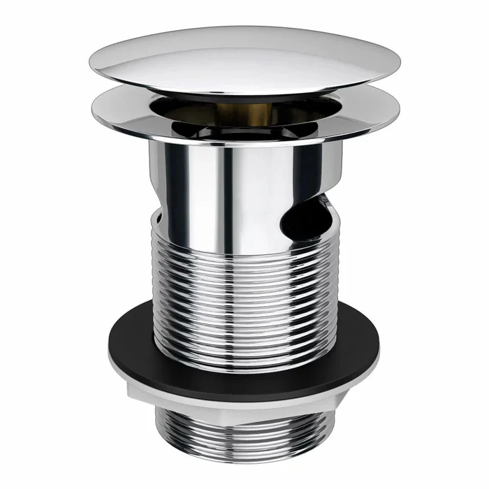 Unslotted Basin Waste Chrome