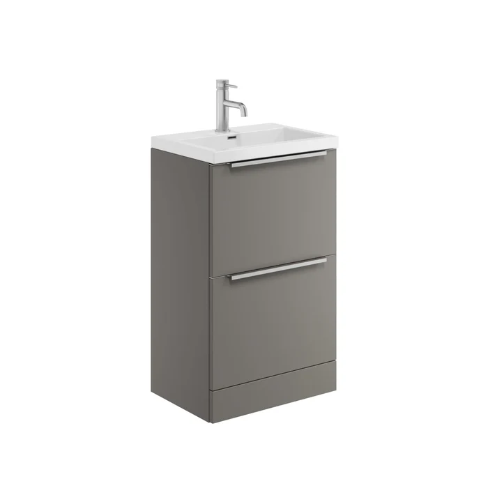 Dax 500mm Grey Floor Standing Bathroom Unit