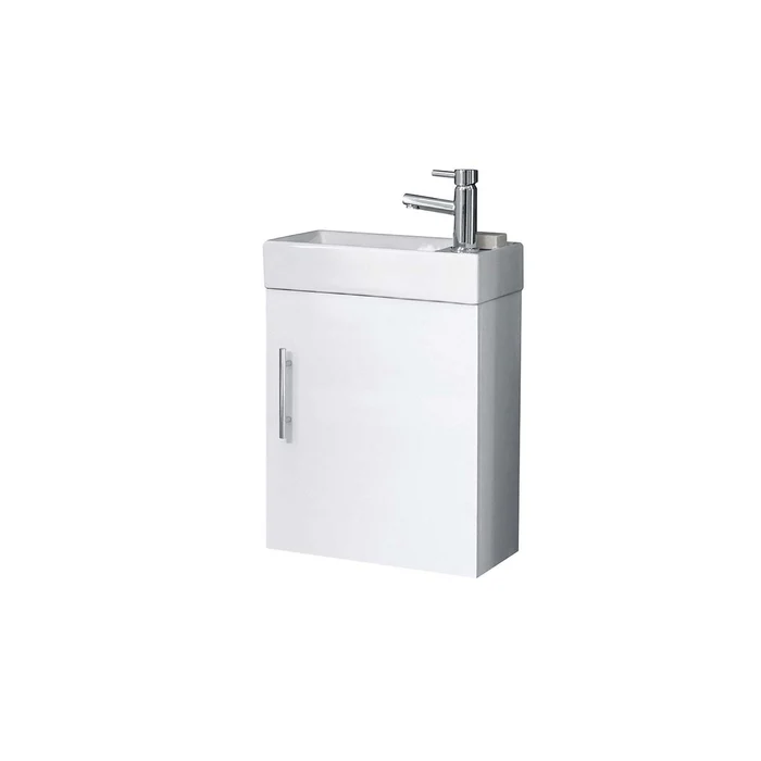 Flow 400m Wall Hung Vanity White