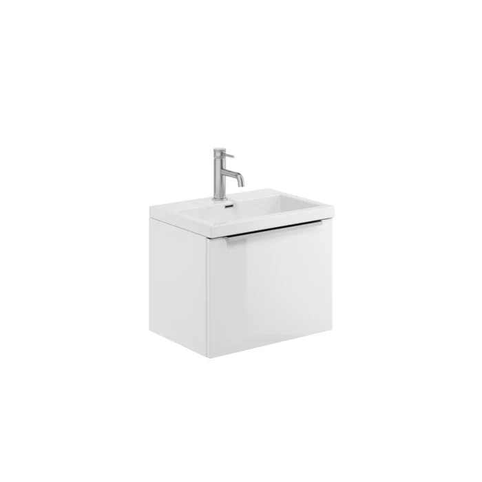 Dax 500mm White Wall-Hung Bathroom Cabinet