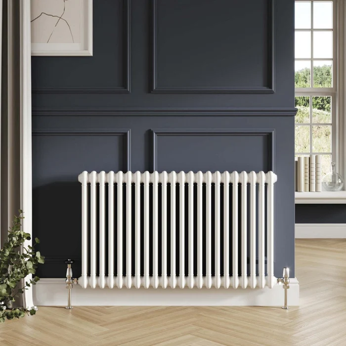3 Column Horizontal Radiator Anthracite 600x636mm