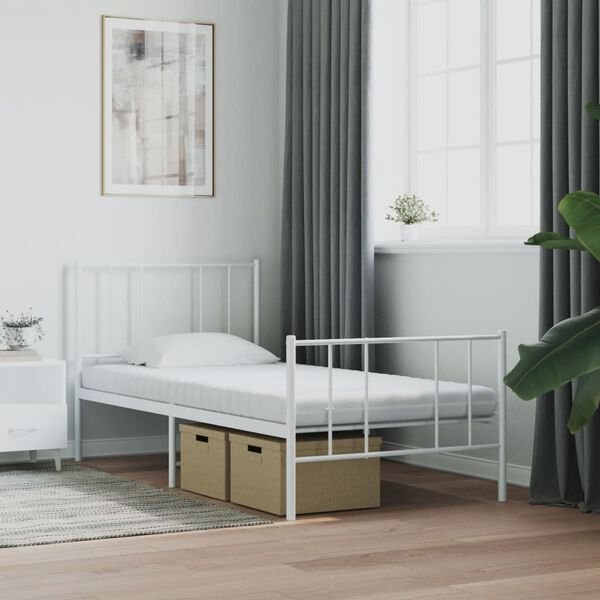 vidaXL Foam Mattress White 80x200 cm 7-Zone Hardness 20 ILD