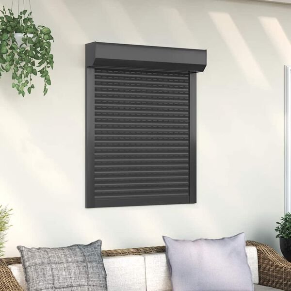 vidaXL Roller Shutter Aluminium 70x100 cm Anthracite