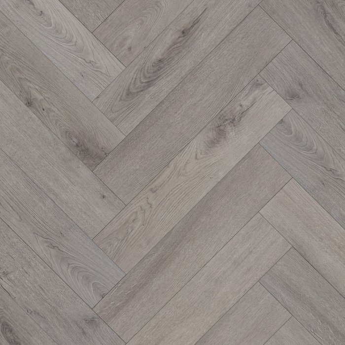 Durham Oak SPC Vinyl Herringbone Flooring 60x12.5cm