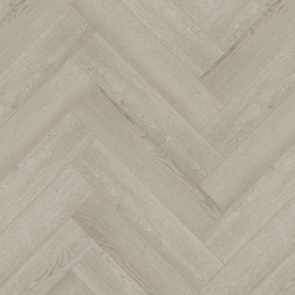 Aspen Oak SPC Vinyl Herringbone Flooring 60x12.5cm