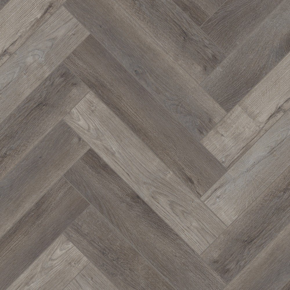 Berkley Oak SPC Vinyl Herringbone Flooring 60x12.5cm