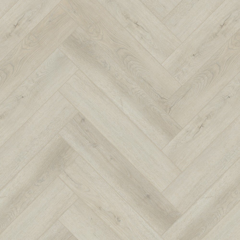 Dakota Oak SPC Vinyl Herringbone Flooring 60x12.5cm