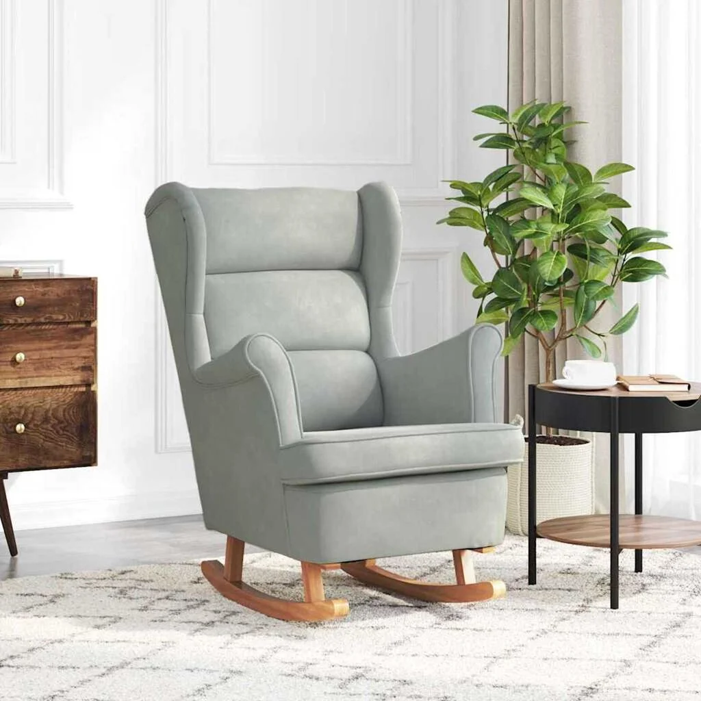 vidaXL Rocking Chair 71 x 92 x 100 cm 100%polyester Plywood