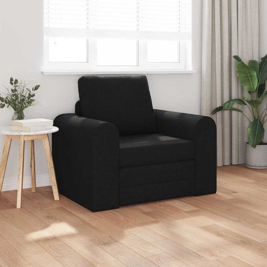 vidaXL Sofa Bed Black 98 x 71 x 83 cm Fabric
