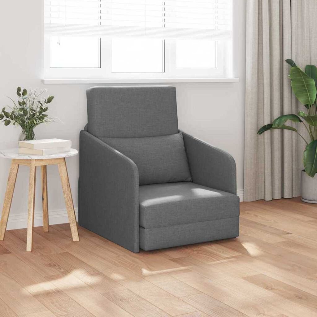 vidaXL Sofa Bed Dark grey 65 x 80 x 83 cm Fabric